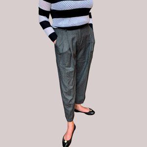DOLCE & GABBANA Pants Wool Cropped Trouser